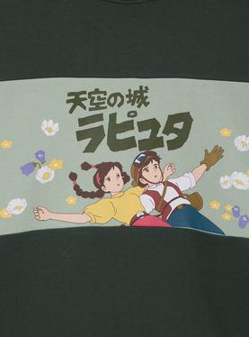 Studio Ghibli® Castle in the Sky Color Block Crewneck, , hi-res